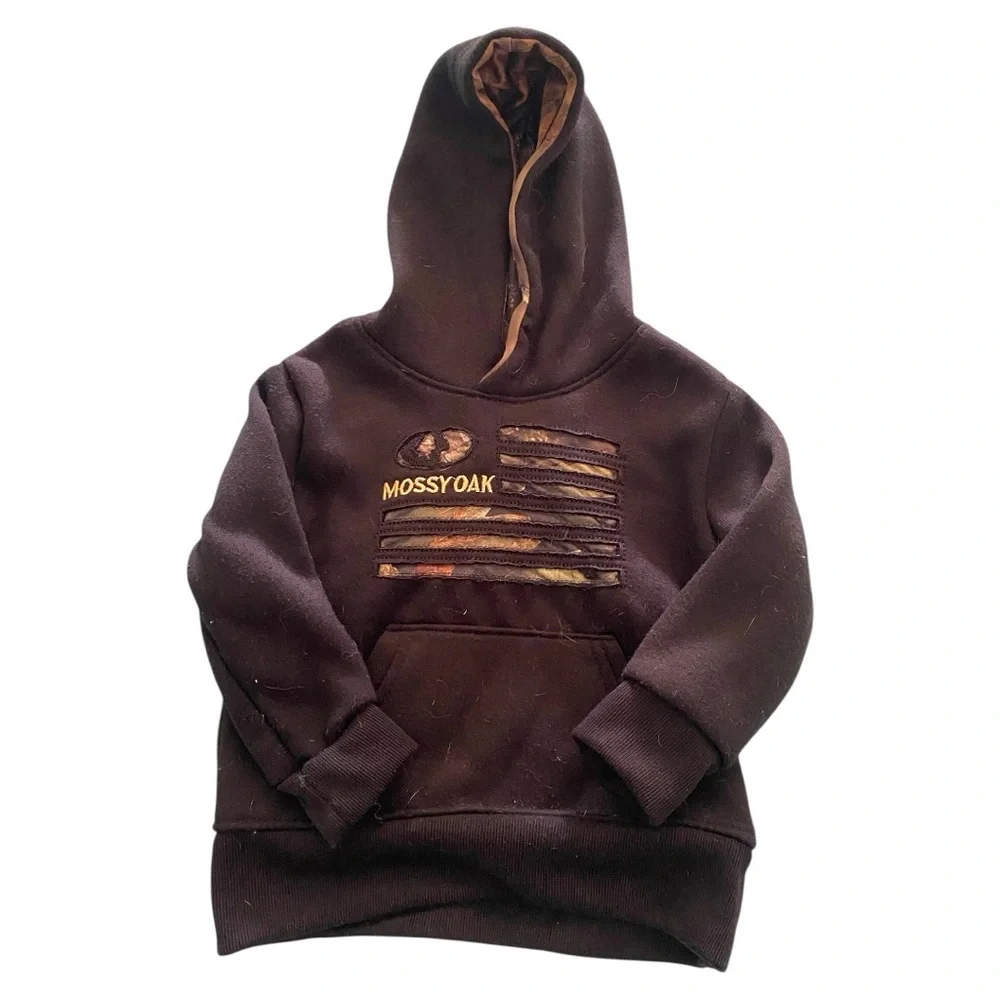 Mossy Oak Black Sweatshirt Cozy Hoodie Casual Style